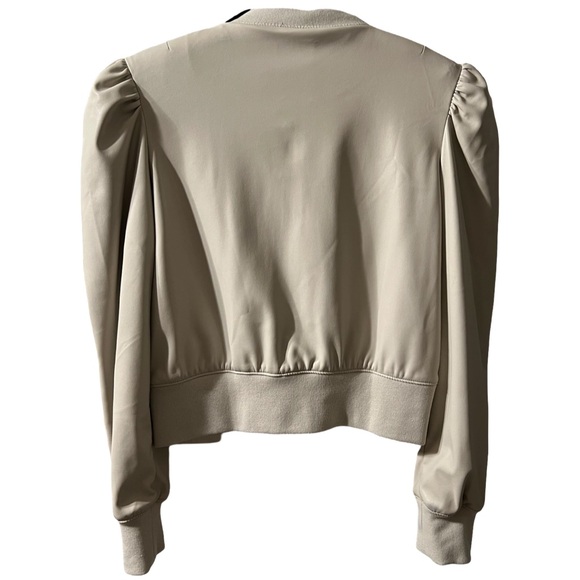 Generation Love Tinsley Faux Leather Bomber Jacket in Pebble - NWT - Picture 4 of 5